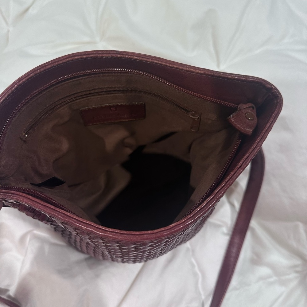 Etienne Aigner Luxury Brown Woven Leather Vintage Bag (Orig Release Era)$295 - Picture 4 of 5